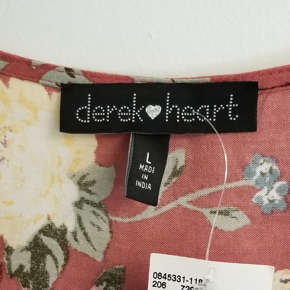 Derek Heart Floral Dress NWT - Picture 2 of 3